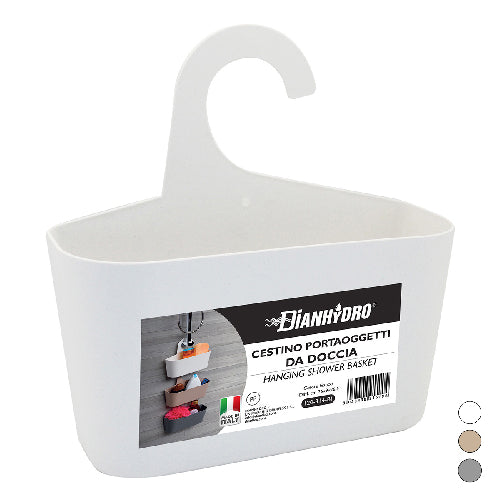 CESTINO PORTAOGGETTI DA DOCCIA- Bianco- DH- pezzi 1