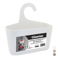 CESTINO PORTAOGGETTI DA DOCCIA- Bianco- DH- pezzi 1