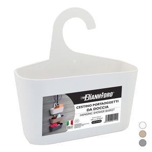 CESTINO PORTAOGGETTI DA DOCCIA- Bianco- DH- pezzi 1