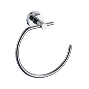 PORTA ASCIUGAMANI AD ANELLO LINEA DIOSA- Cromo - Fiss. con viti- DHIMP- pezzi 1
