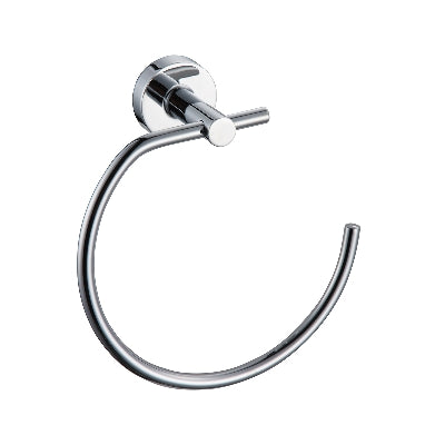 PORTA ASCIUGAMANI AD ANELLO LINEA DIOSA- Cromo - Fiss. con viti- DHIMP- pezzi 1