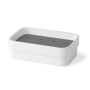 PORTASAPONE IN MELAMMINA SAETA- Bianco Grigio mm 130x85x60- SAMO- pezzi 1