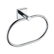 PORTA ASCIUGAMANI AD ANELLO LINEA GIONA- Cromo - Fiss. con viti- DHIMP- pezzi 1