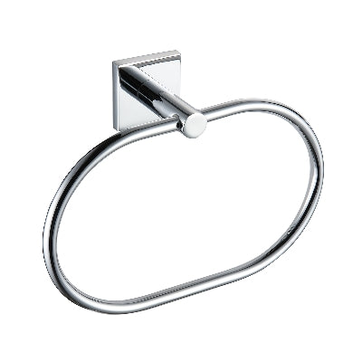 PORTA ASCIUGAMANI AD ANELLO LINEA GIONA- Cromo - Fiss. con viti- DHIMP- pezzi 1