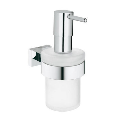 DISPENSER CON SUPPORTO  ESSENTIALS CUBE- Cromo- GROHE- pezzi 1