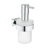 DISPENSER CON SUPPORTO  ESSENTIALS CUBE- Cromo- GROHE- pezzi 1