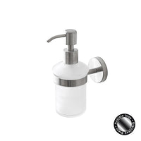 DISPENSER SAPONE  CITY  IN ACCIAIO SATINATO- Acciaio Satinato 6x10,7xh16 cm- FERID- pezzi 1
