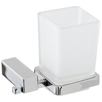 PORTA SPAZZOLINO CROMO SERIE UNICA- Cromo 9x12xh17 cm- FERID- pezzi 1