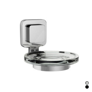 PORTA SAPONE SERIE KARA- Cromo cm 11 x h.9,2 x 13,8- KOEMO- pezzi 1