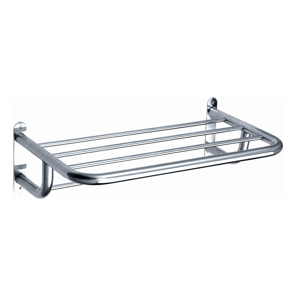 MENSOLA PORTASALVIETTE IN ACCIAIO MOD U- Cromo- DH- pezzi 1