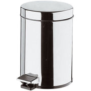 PATTUMIERA PER TOILETTE CILINDRICA CON APERTURA A PEDALE 5 LITRI LUX- Diam. 200 x H. 290mm- RERU- pezzi 1
