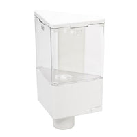 DOSATORE DI SAPONE LIQUIDO QUICK SOAP SERIE LINEA- Bianco- METAF- pezzi 1