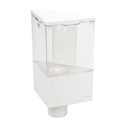 DOSATORE DI SAPONE LIQUIDO QUICK SOAP SERIE LINEA- Bianco- METAF- pezzi 1