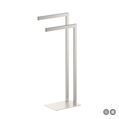 PIANTANA PORTA ASCIUGAMANI ZEUS- Cromo cm 18 x h. 77 x 33,5- METAF- pezzi 1