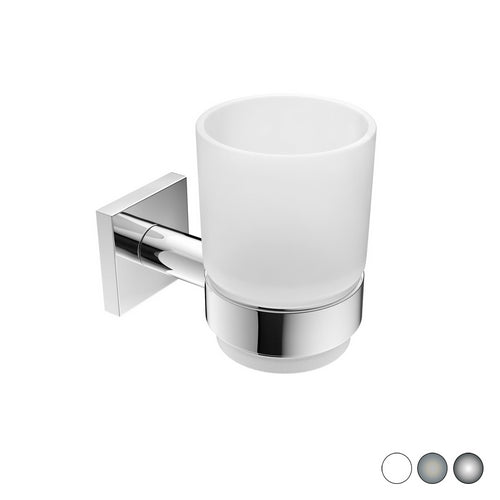 PORTA SPAZZOLINI MOD. HOTEL MAISON- Bianco cm 7 x h.10 x 11,5- METAF- pezzi 1