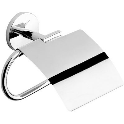 PORTA ROTOLO CARTA CHIUSO MOD. ONE CROMO- 16.5xh.15x6- METAF- pezzi 1