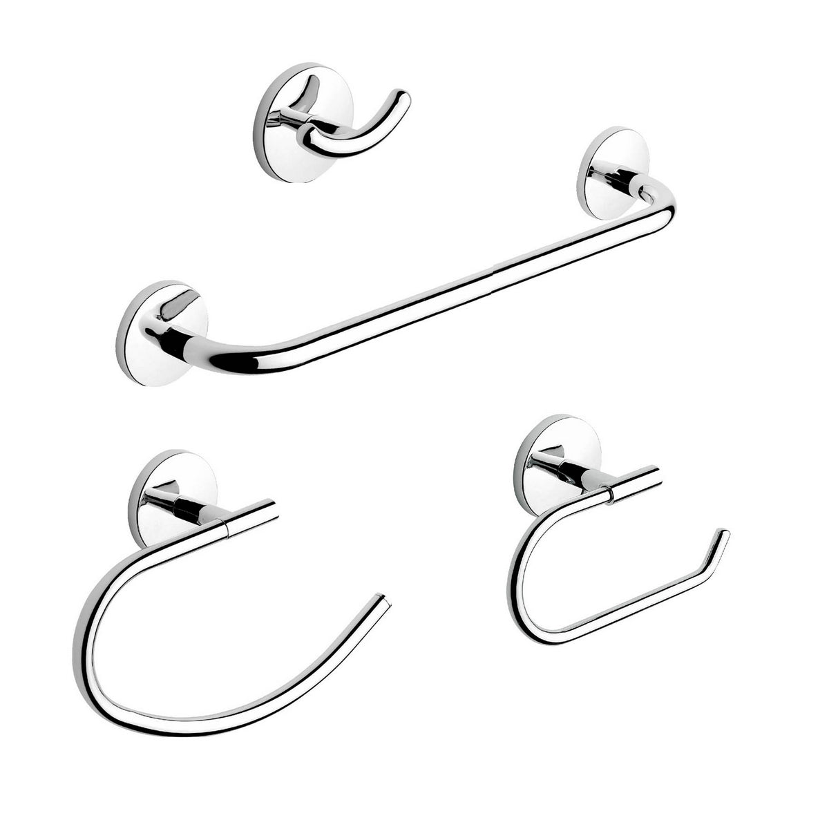 MINIKIT 4 PEZZI MOD. ONE CROMO- METAF- pezzi 1