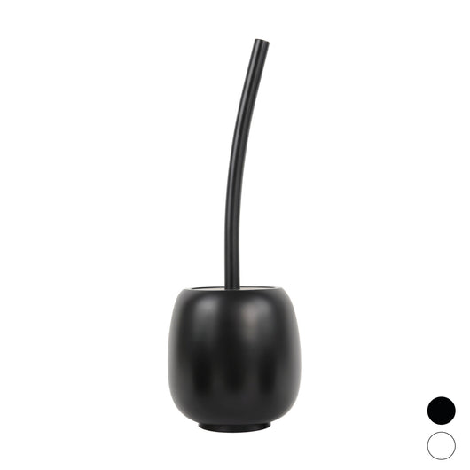 PORTA SCOPINO AFRA- Bianco Opaco D. 13,7 x h. 39- METAF- pezzi 1