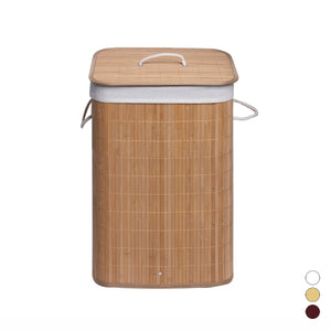 CESTO PORTABIANCHERIA RETTANGOLARE BALU'- Naturale- METAF- pezzi 1