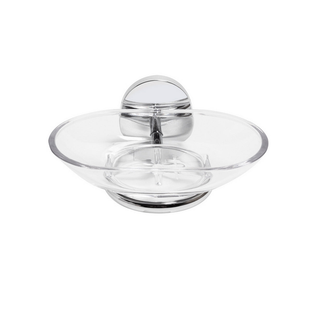 PORTA SAPONE MOD. BIRD- Cromo cm 12,5 x h.6,2 x 11,0- METAF- pezzi 1