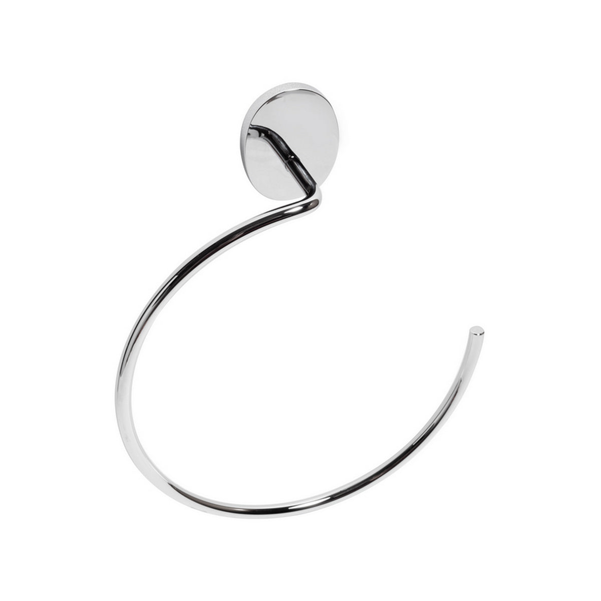 PORTA ASCIUGAMANI AD ANELLO MOD. BIRD- Cromo cm 20 x h.23,7 x 5,5- METAF- pezzi 1