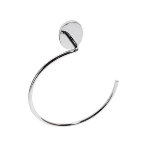 PORTA ASCIUGAMANI AD ANELLO MOD. BIRD- Cromo cm 20 x h.23,7 x 5,5- METAF- pezzi 1