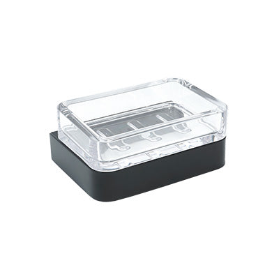 PORTA SAPONE MOD. 25- Nero cm 12,5 x h. 5 x 10,2- METAF- pezzi 1