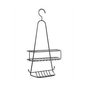 CONTENITORE DOCCIA DA APPENDERE NEW CHROME EVO- Nero Opaco- METAF- pezzi 1