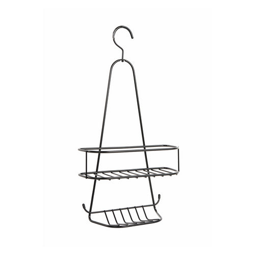 CONTENITORE DOCCIA DA APPENDERE NEW CHROME EVO- Nero Opaco- METAF- pezzi 1