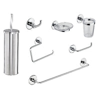 SET ACCESSORI BAGNO WIND BIADESIVO + VITE- Cromo- METAF- pezzi 1
