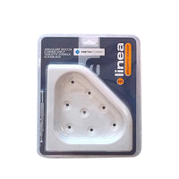 PORTA SAPONE ANGOLARE SERIE LUCA- Bianco- METAF- pezzi 1