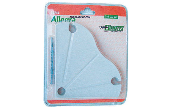 PORTA SAPONE ANGOLARE   SERIE ALLEGRA- Bianco- METAF- pezzi 1