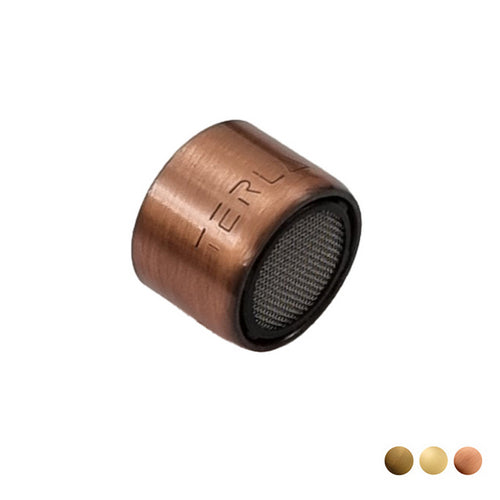 AERATORE IN OTTONE CON FILTRO FEMMINA 22x1- F 22x1 - Bronzato- senza- pezzi 1