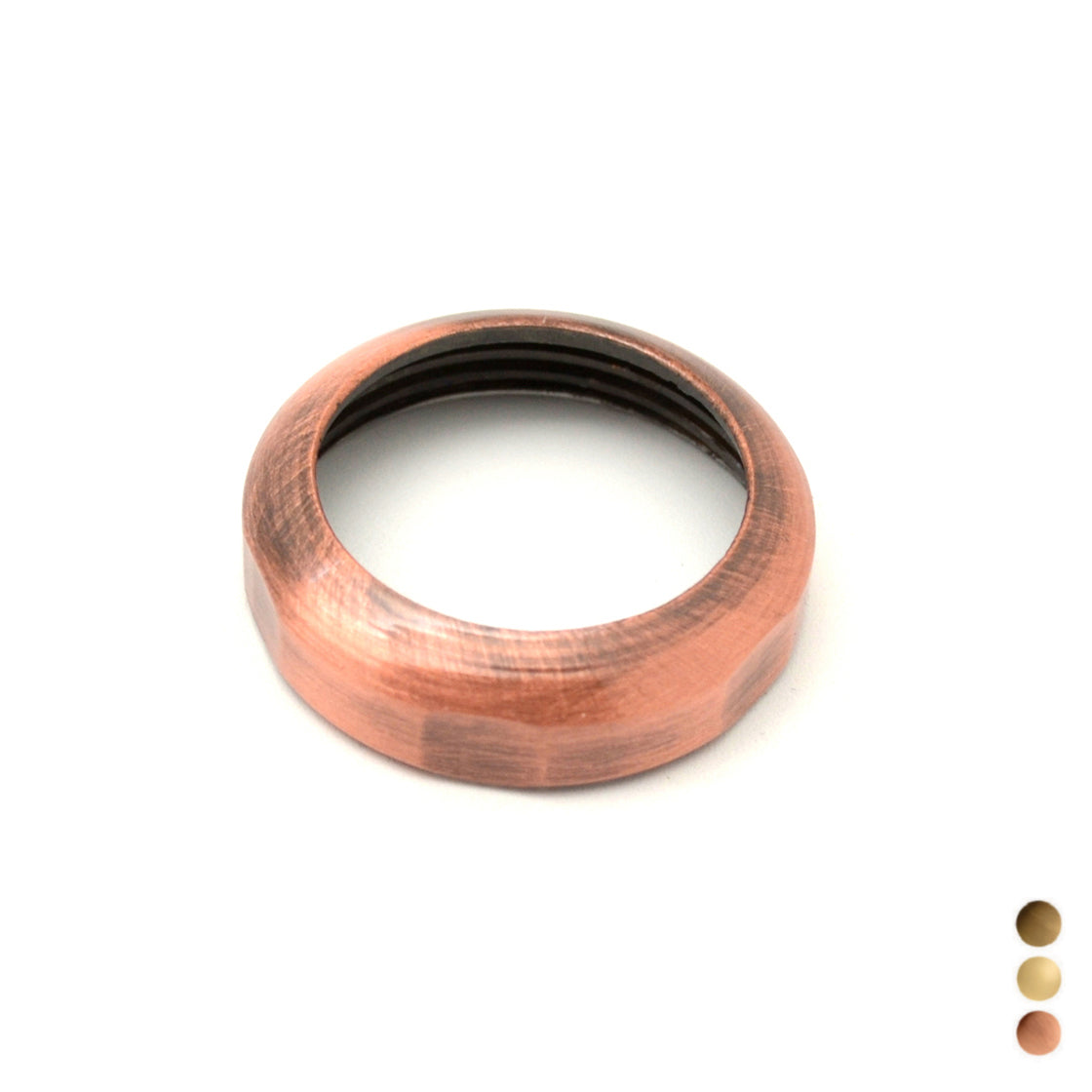 CALOTTA IN OTTONE CHIAVARDA- 11/4 Foro 32 Bronzata- DEBOR- pezzi 1