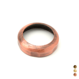 CALOTTA IN OTTONE CHIAVARDA- 11/4 Foro 32 Bronzata- DEBOR- pezzi 1