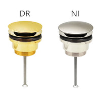 PILETTA CLIC CLAC IN OTTONE CERTIFICATO NF- 11/4 - Dorata- DEBOR- pezzi 1