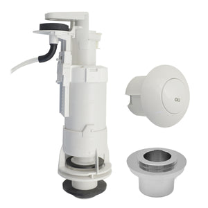 BATTERIA DI SCARICO PER CASSETTA ALTA OLI DELUXE CON PULSANTE- OLIVE- pezzi 1