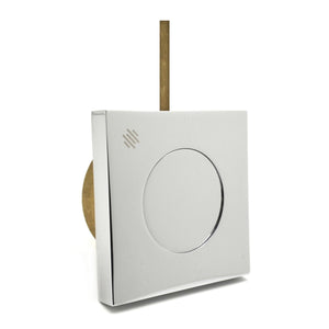 PULSANTE QUADRO PER BATTERIA DIANFLEX E CATIS CON TUBO RAME- Cromo- DH- pezzi 1