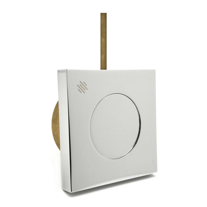 PULSANTE QUADRO PER BATTERIA DIANFLEX E CATIS CON TUBO RAME- Cromo- DH- pezzi 1