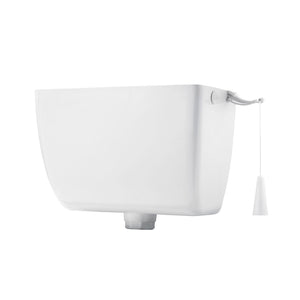 CASSETTA DI SCARICO IN PVC ALTA SENZA TUBO- Bianca- CR- pezzi 1