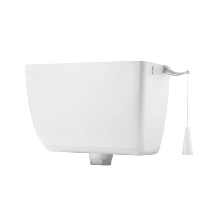 CASSETTA DI SCARICO IN PVC ALTA SENZA TUBO- Bianca- CR- pezzi 1