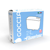 CASSETTA MOD. HIVORY TASTO START & STOP- Bianca. 6-7 lt- DH- pezzi 1