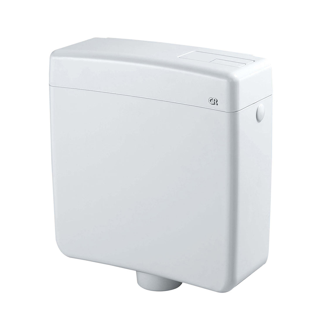 CASSETTA DI SCARICO ESTERNO POLO 2 SCARICO DOPPIO- Bianca- CR- pezzi 1