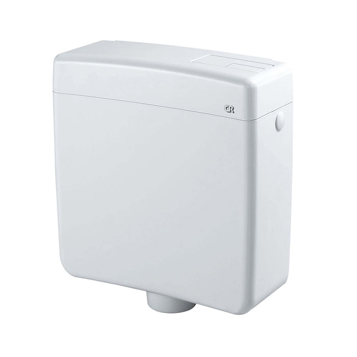 CASSETTA DI SCARICO ESTERNO POLO 2 SCARICO DOPPIO- Bianca- CR- pezzi 1