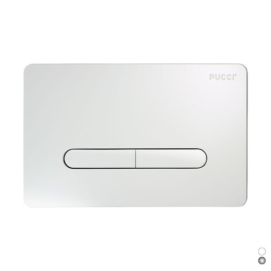 PLACCA PER CASSETTA PUCCI ECO TRATTO LINEA MOD. 2014- Cromo- PUCCI- pezzi 1