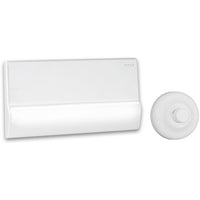 PLACCA CON  ROSONE + BOTTONE + PROLUNGA- Bianca- PUCCI- pezzi 1