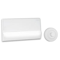 PLACCA CON  ROSONE + BOTTONE + PROLUNGA- Bianca- PUCCI- pezzi 1