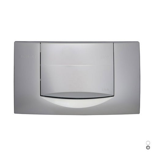 PLACCA DI COMANDO CON TASTO SINGOLO- Bianca- GEBER- pezzi 1