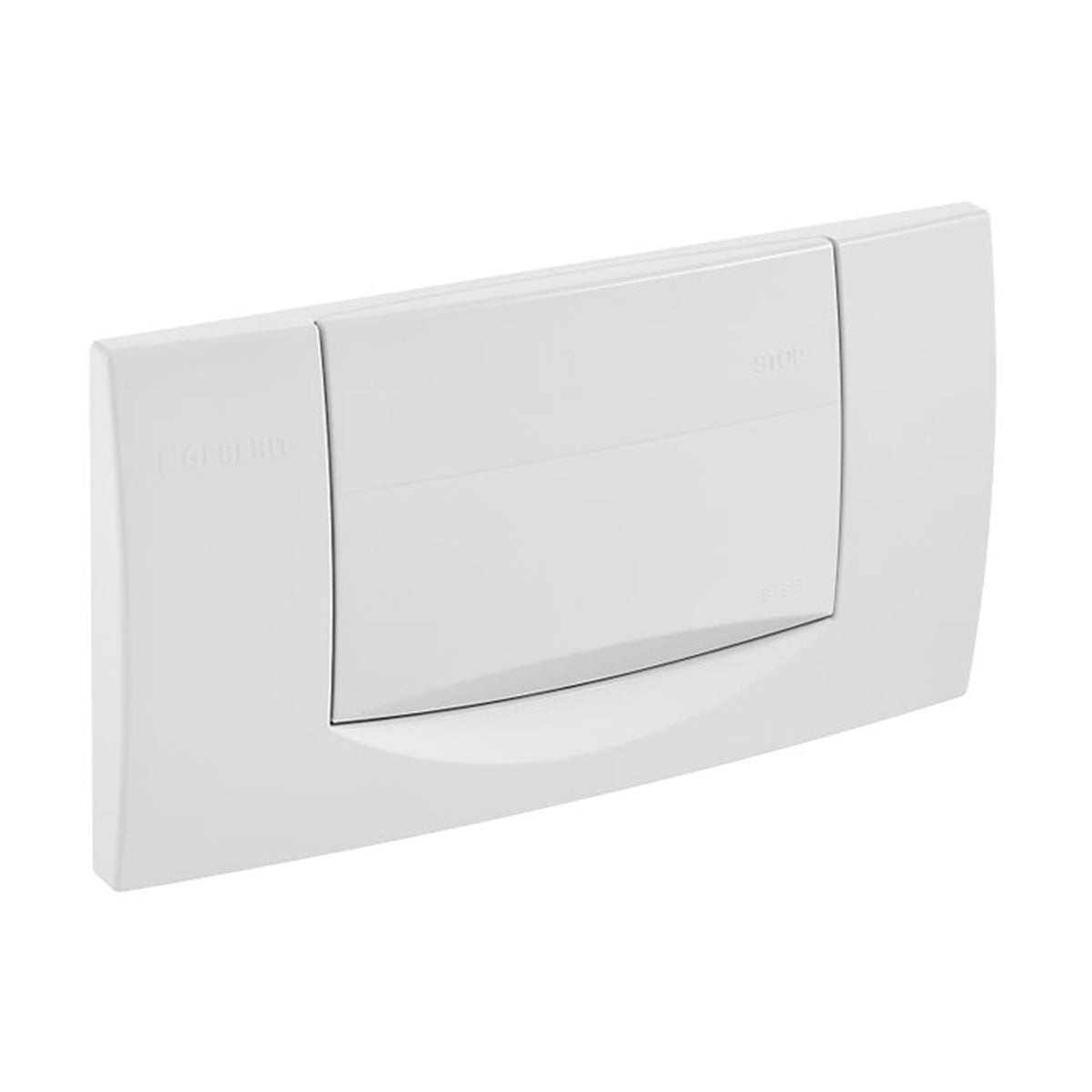 PLACCA DI COMANDO CON TASTO SINGOLO- Cromo- GEBER- pezzi 1