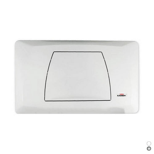 PLACCA MONO CLASSIC- Bianca- KARIB- pezzi 1